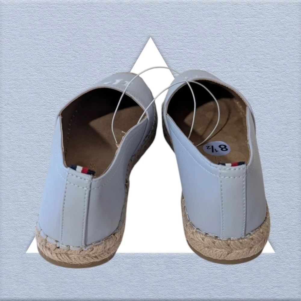 Tommy Hilfiger Light Blue Women's Flat Espadrilles Size Assorted